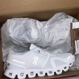 ON CLOUD 5 UNDYED WHITE| US 5.5 EU 36.5 UK 3.5